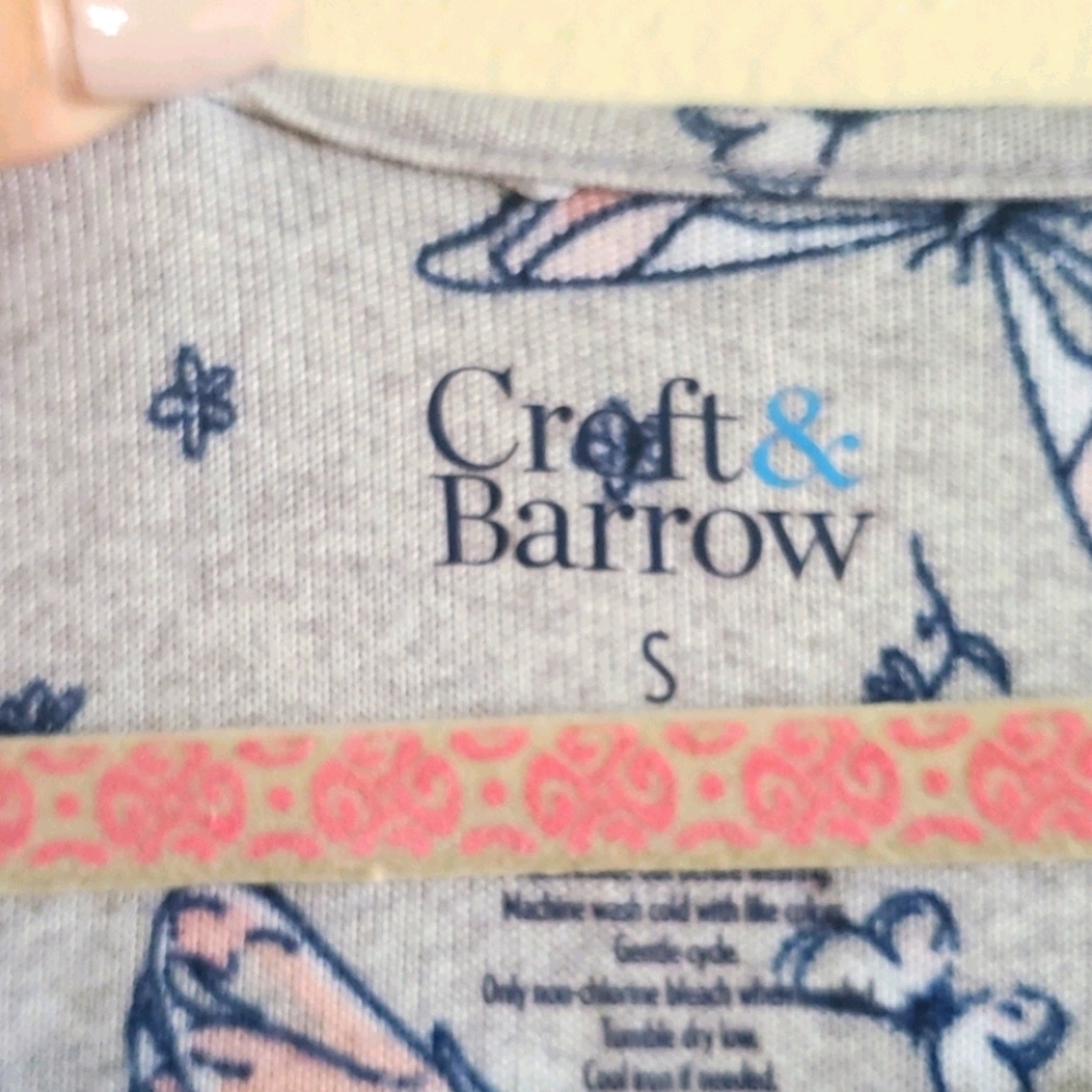 Women's Croft & Barrow® Short Sleeve Knit Nightgow - Picture 5 of 5